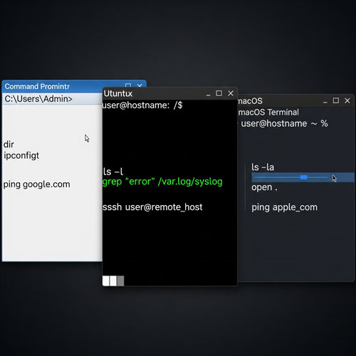 En Çok Kullanılan Windows, Linux ve MacOS CMD  Komutları