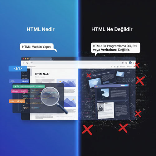 HTML nedir, ne değildir?