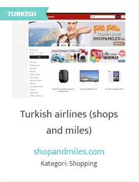 Shop And Miles ETicaret Sistemi
