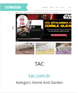 TAC.com.tr ETicaret Sistemi