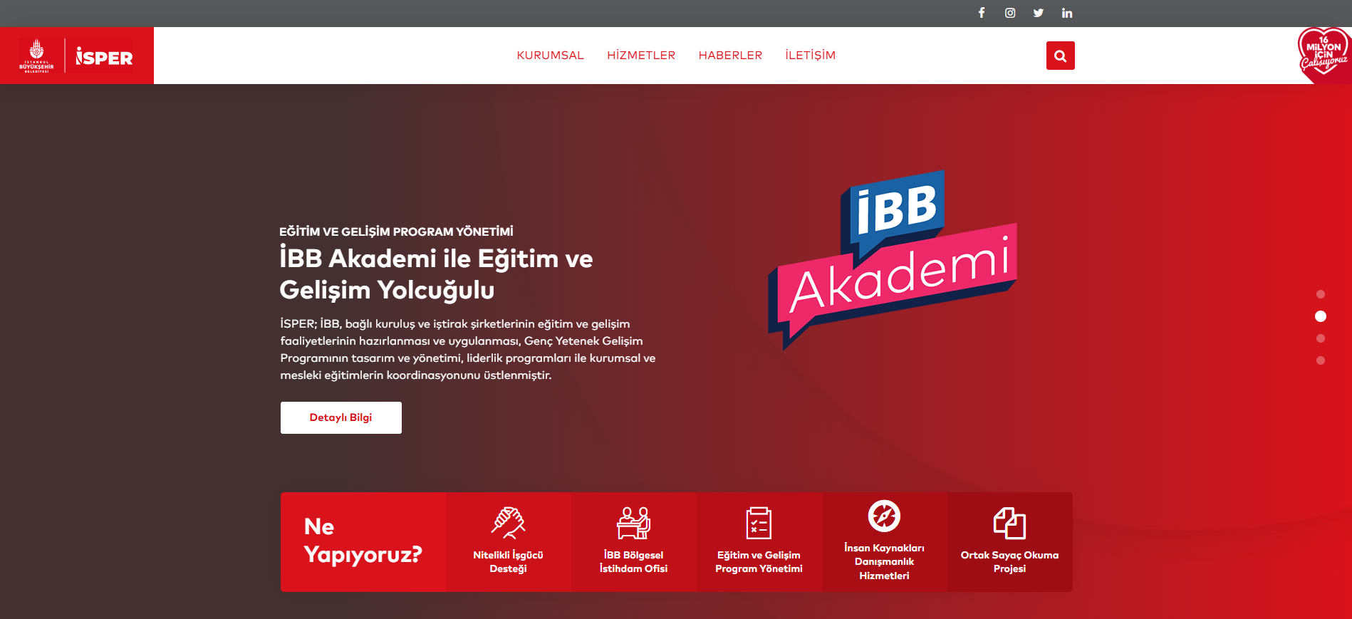 İsper Kurumsal Web Sitesi