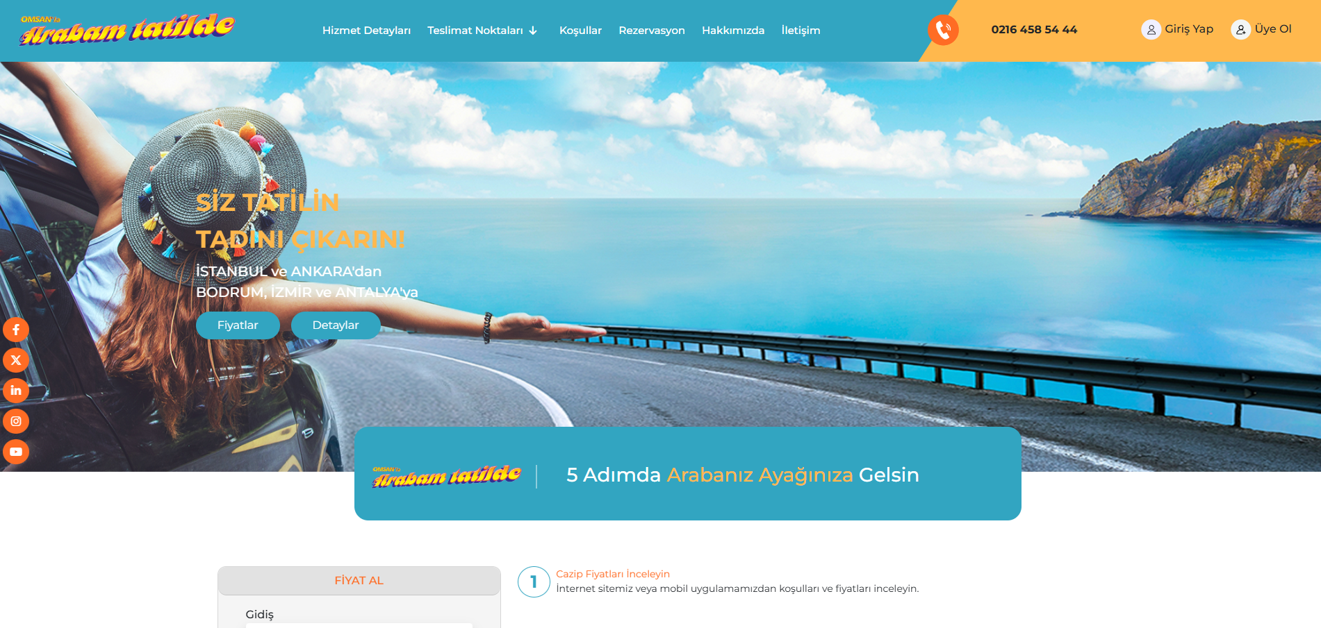 Arabam Tatilde Autovermietung