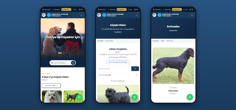 KIF web sitesi – mobil görünüm